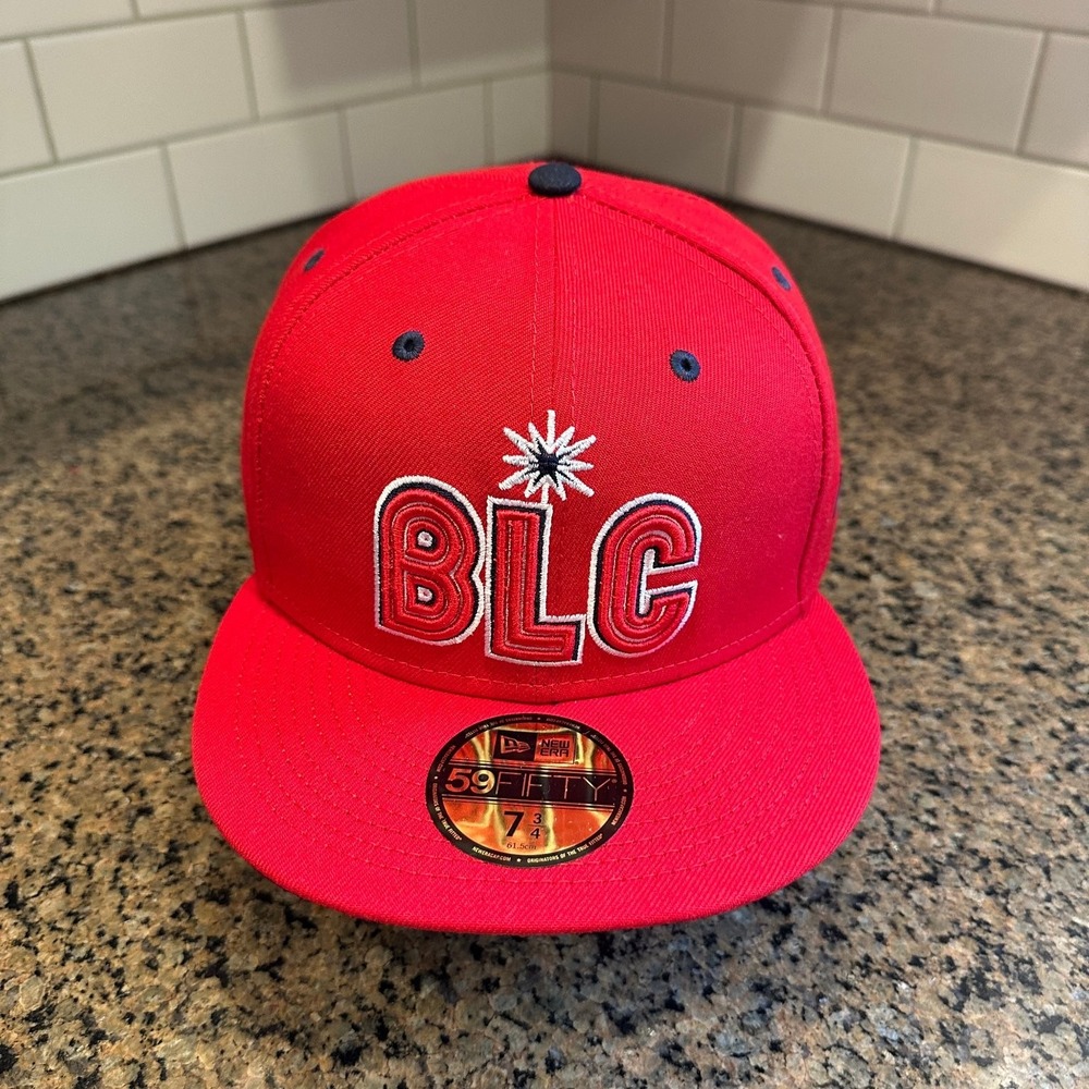 Reno Aces MiLB Biggest Little City BLC Logo New Era 59Fifty Hat Red MiLB New